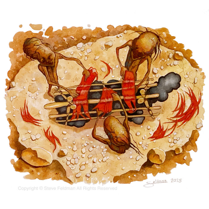 The Fool Cut into Pieces and Smoked over an Open Fire by Sorrow, Guilt and Betrayal