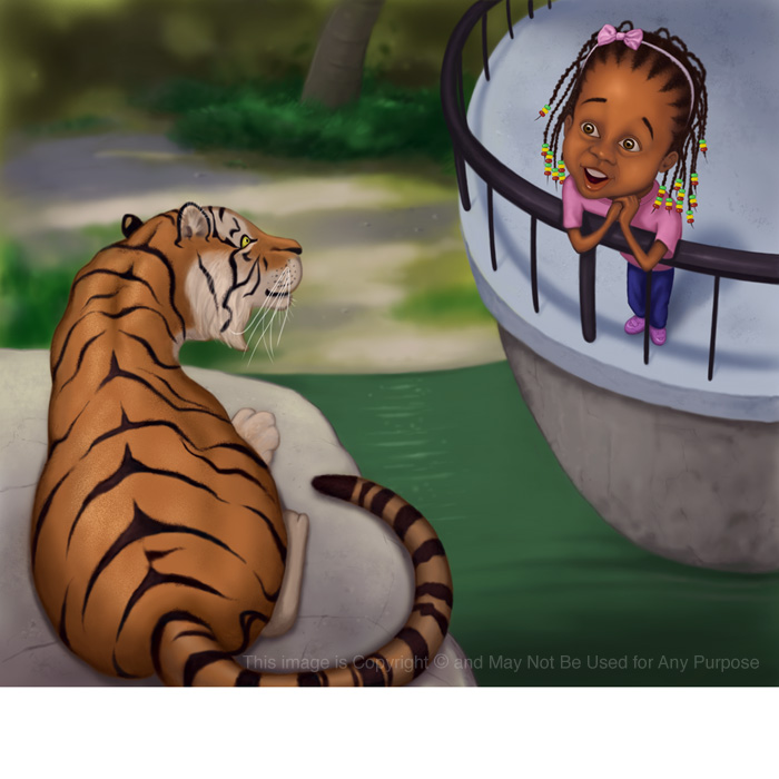 Tiger at the Zoo