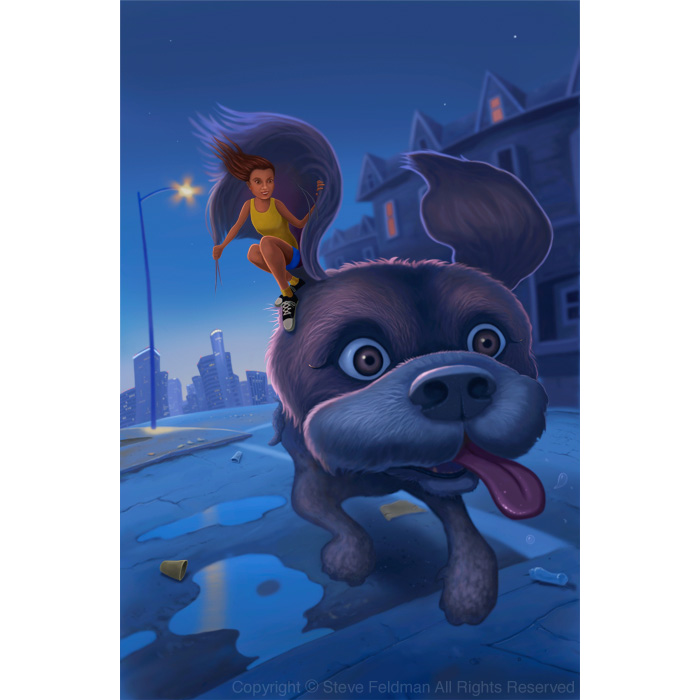 Mystery in Gritty Los Angeles illustration